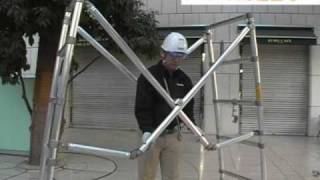 VX series アルミ製ローリングタワー　組立実例