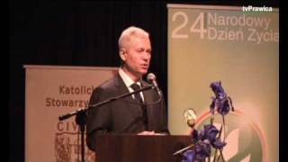 Dar Życia 2010 Marek Jurek O Rodzinie