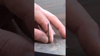 281. The reason nails have D in them #mtbitesize #woodworking #nails