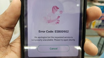 Easypaisa Error Code ESB00902 Solve | Error Code ESB00902