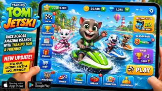 Talking Tom Jetski - Gameplay Walkthrough - New Update Review (iOS/Android) Played on iPad screenshot 1