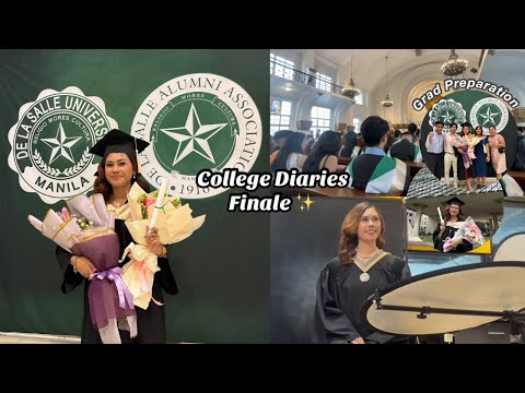 College Diaries: Graduation Vlog 🎓 Baccalaureate Mass, Campus Shoot, Recogntion Rites | Ep. 12