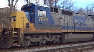 3-Way power On CSX Intermodal Train