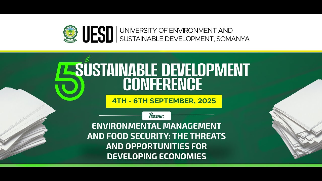 5th International Sustainable Development Conference - YouTube