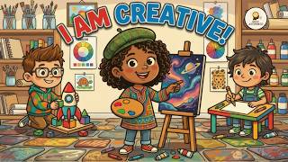 I Am Creative | Kids Imagination & Creativity Song