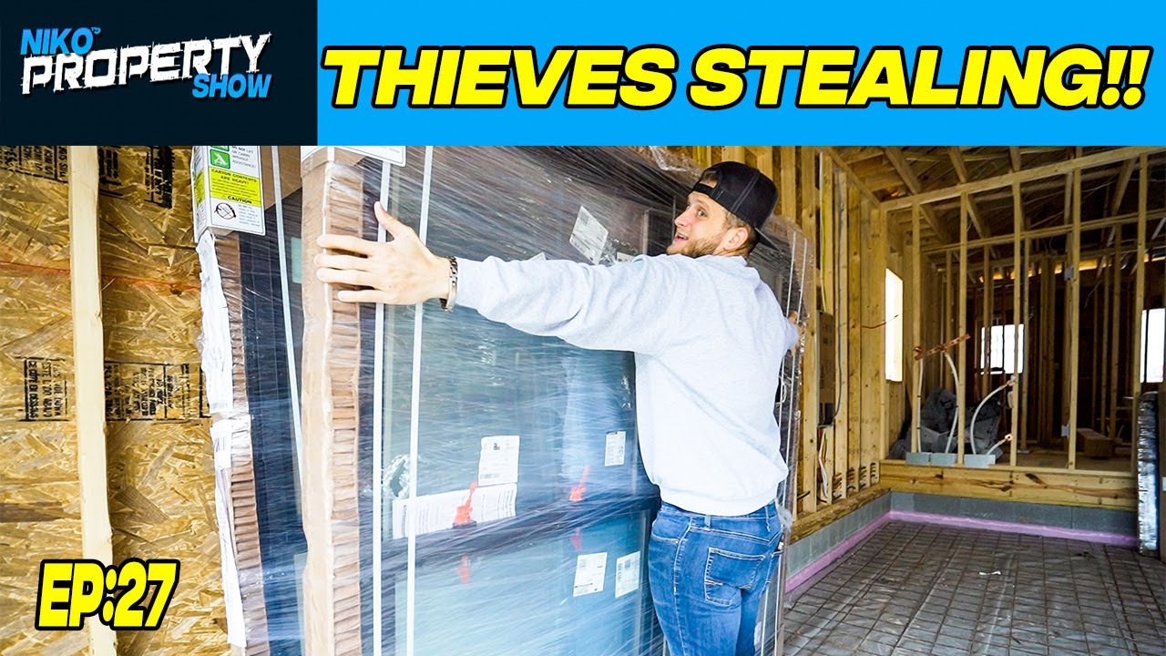 Thieves Stealing From My House Build! Windows Arrived! Building A ...