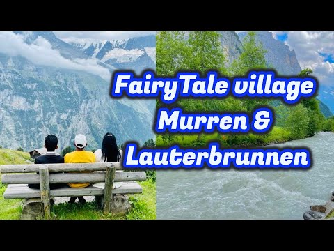 Murren, Lauterbrunnen- Switzerland 4k-The Most Fairytale Village- Incredible Beautiful Place