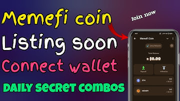 Memefi wallet connect || How to connect wallet in memefi || Memefi listing soon ||