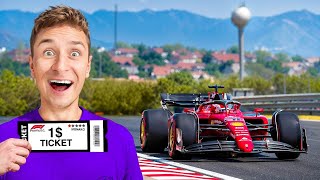 We bought the CHEAPEST F1 Ticket…