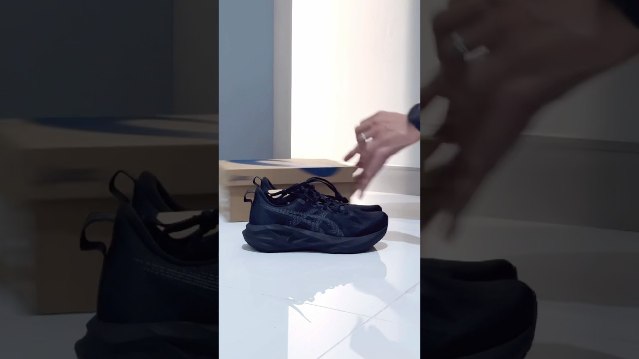Asics novablast5 All black unbox&onfeets 