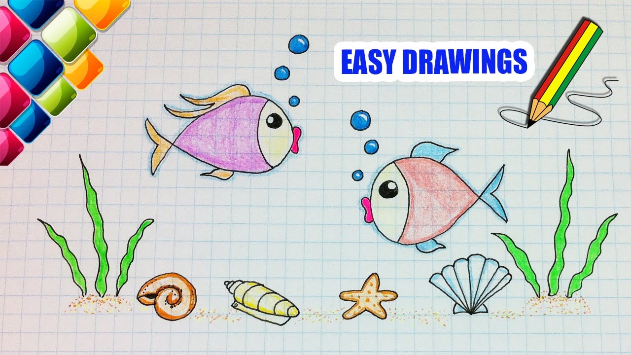 How To Draw A Sea Fish