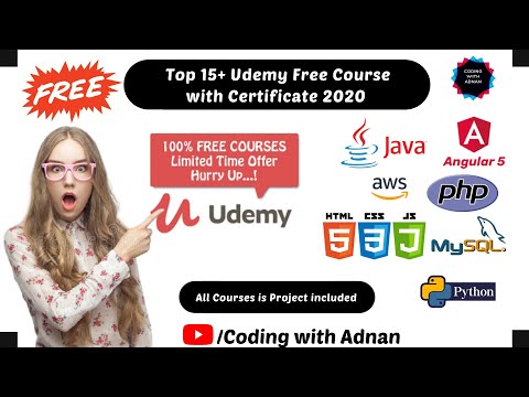 Top 15+ Udemy Free Courses with Certificate 2020| 100% Free 🔥| Best Udemy Courses with Certificate|