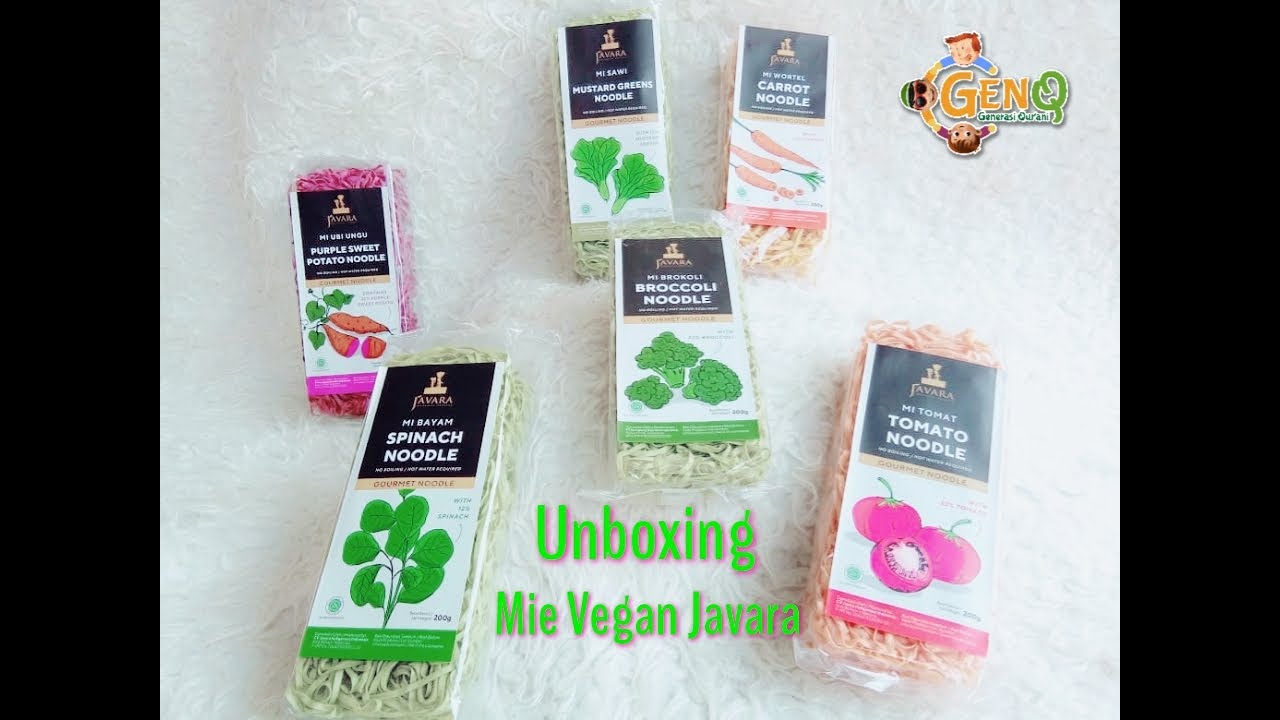Unboxing Mie Vegan Javara | Tigaraksa Smart Family - YouTube