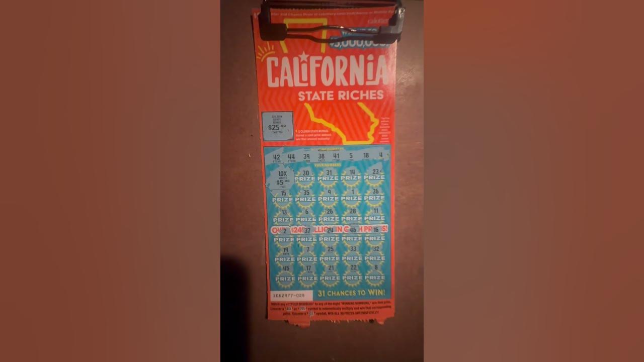 California state riches 10x win californialottery calottery 