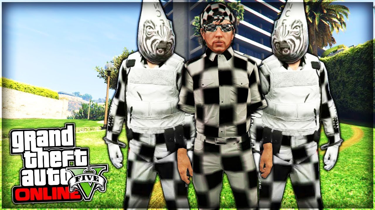 AVOIR LA TENUE DAMIER (CHECKERED OUTFIT) ! GTA 5 ONLINE 1.42 - YouTube