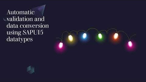 Validation and Conversion using datatypes in SAPUI5 | Fiori