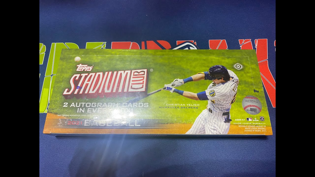 2021 Topps Stadium Club Hobby Box Opening!!! 2 Autos Per Box!!!
