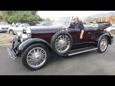 1925 Lincoln Model L Brunn Sport Phaeton - YouTube