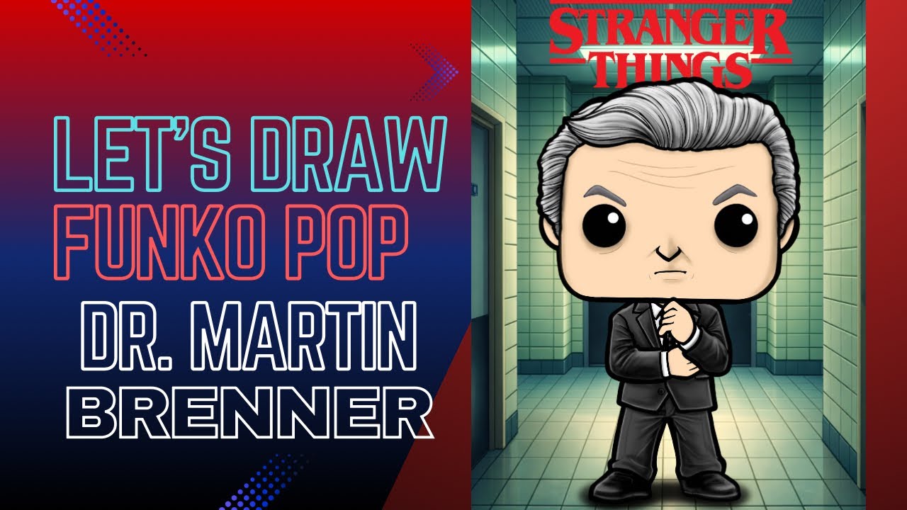Let’s Draw Funko Pop Style | Dr. Martin Brenner | Stranger Things