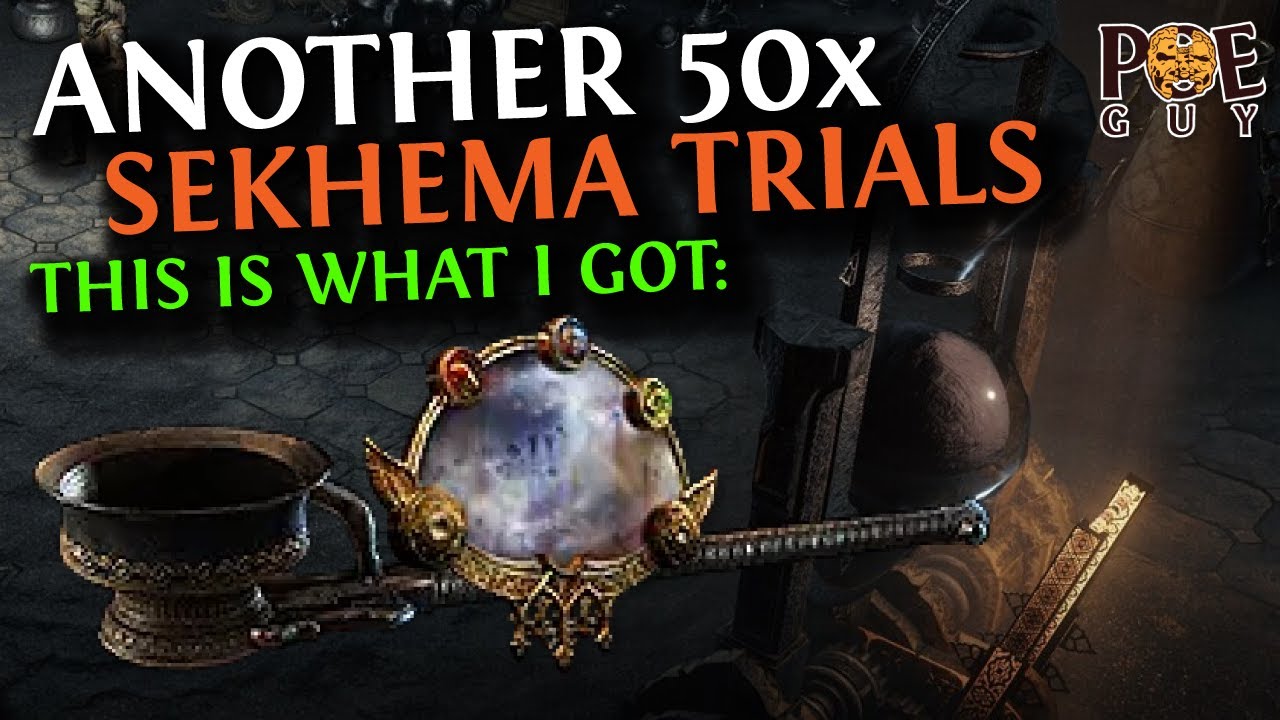 [PoE 2] - ANOTHER 50x “Trial of the Sekhema”! // Loot Breakdown, Relics & More