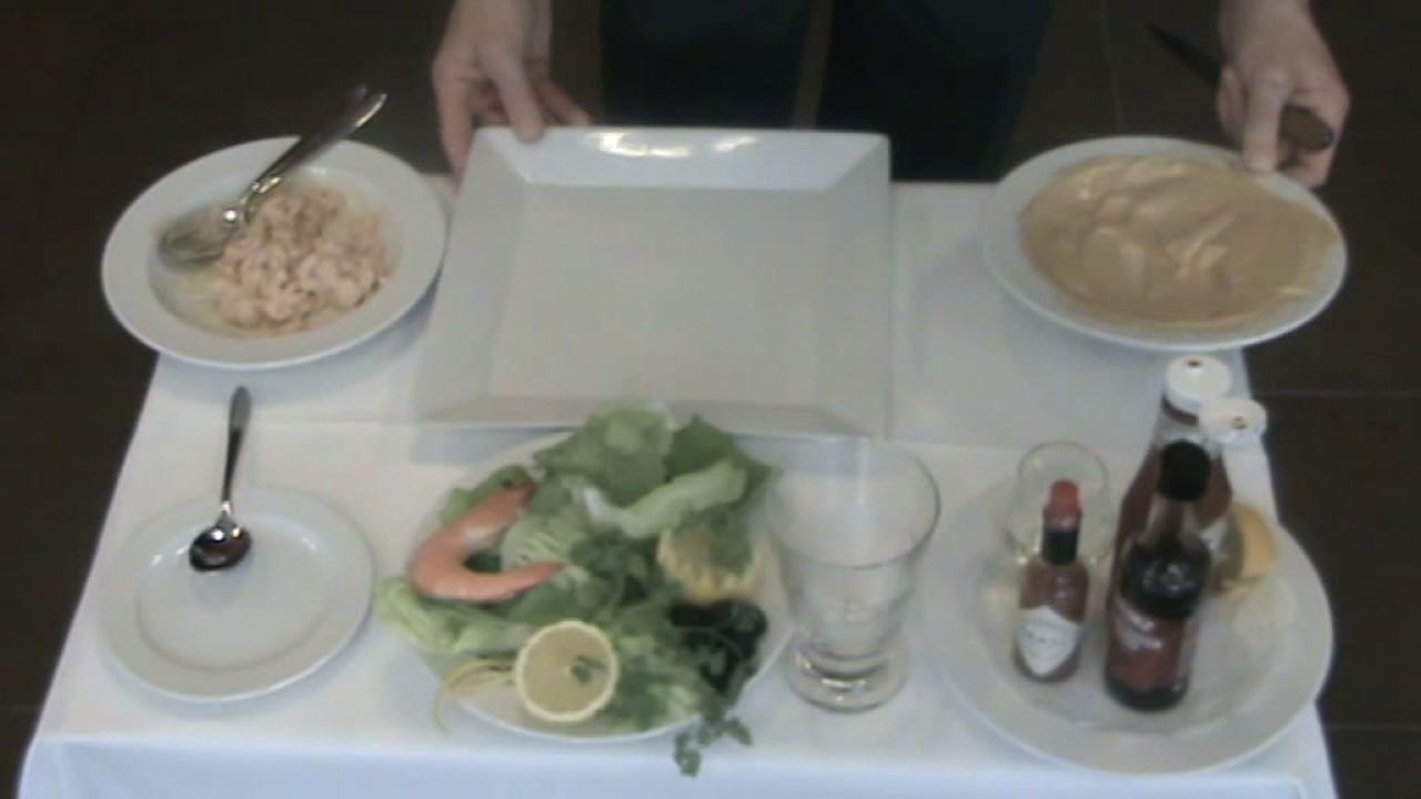 Cocktail de crevettes 3 : dressage et finitions