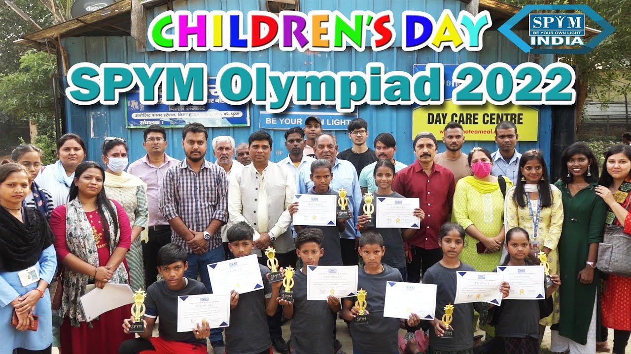 Children's Day SPYM Olympiad 2022 Celebration at Bhikaji Cama Center