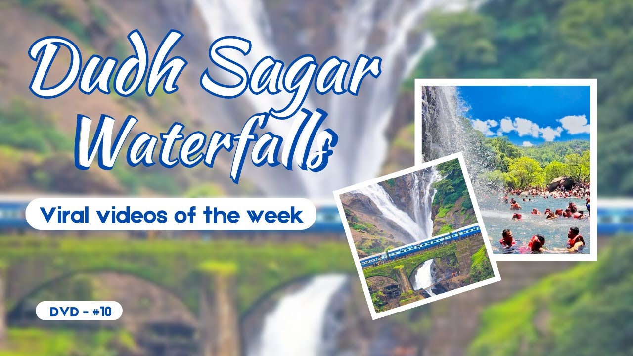 dudhsagar waterfall 😍, highline, couple marry at 400 ft, paranormal activity, caught on camera, 