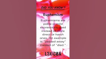 The Power of Euphemisms in American English - Learn How to Use Them Like a Native Speaker | LEXiCON