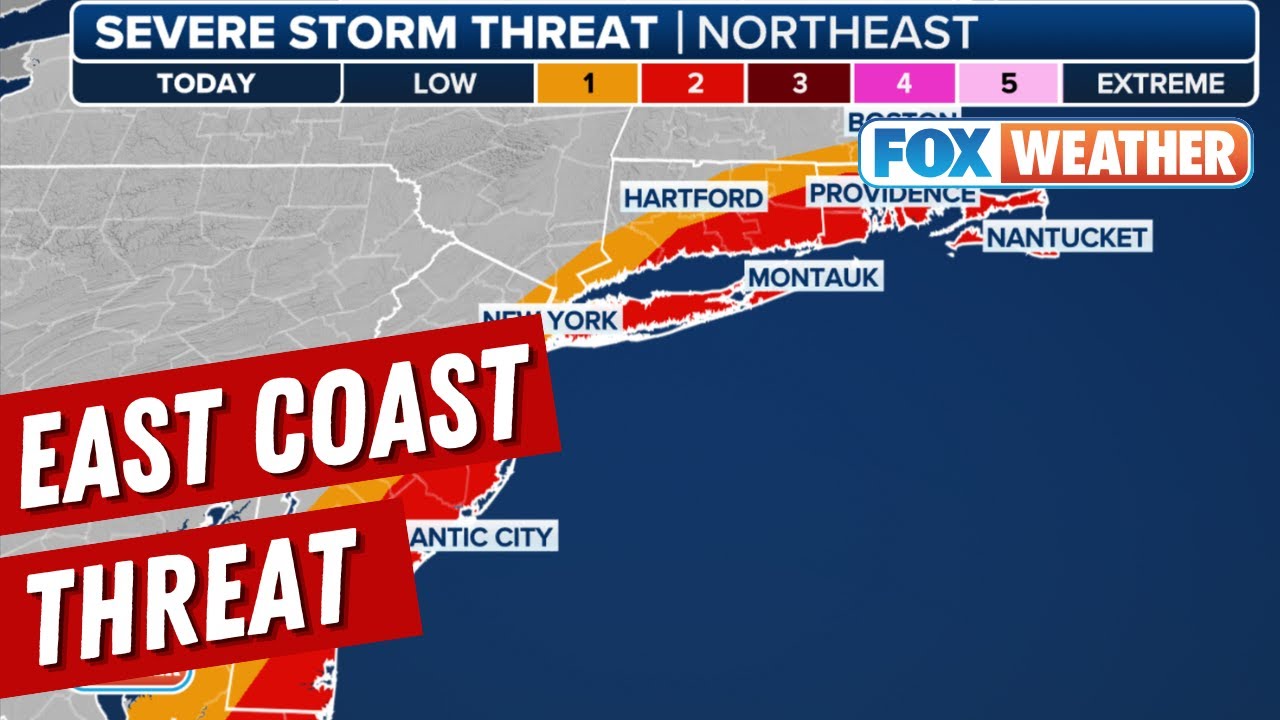 Heavy Rain, Severe Weather To Slam Millions Along East Coast From Mid ...