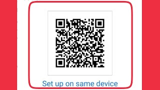 Facebook || How To scan this QR code | Google Authenticator app | Set up on same device in Facebook screenshot 4
