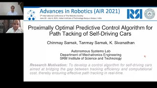 POP Control Algorithm for Path Tracking of Self Driving Cars | RSI AIR 2021