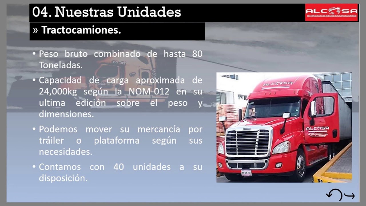 ALCOSA TRANSPORTES INTERNACIONALES - YouTube