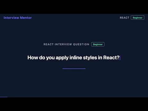 React Inline Styles Explained: Style Prop & CamelCase