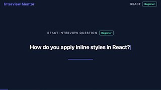 React Inline Styles Explained: Style Prop & CamelCase