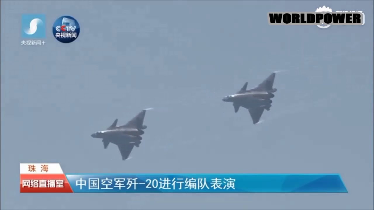 CHINA'S J-20 STEALTH FIGHTER STUNS BY FULL LOAD