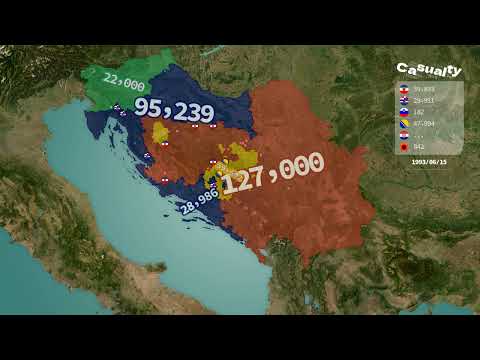 Yugoslavia Flag Map 1991