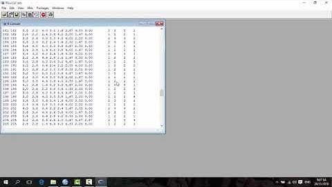 Hướng dẫn chuyển File dữ liệu Excel vào Win R và chạy Hồi quy đa biến