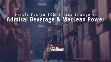 Oracle Fusion Cloud SCM Transforms Supply Chains at Admiral Beverage & MacLean Power