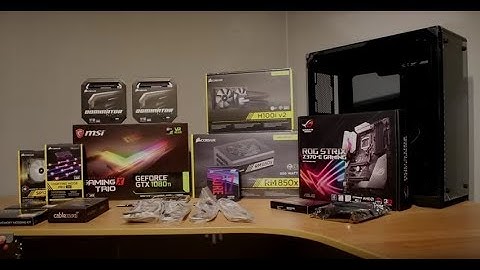 EPIC Dhs 10000 I7 8700K   MSI TRIO 1080TI PC BUILD Time Lapse