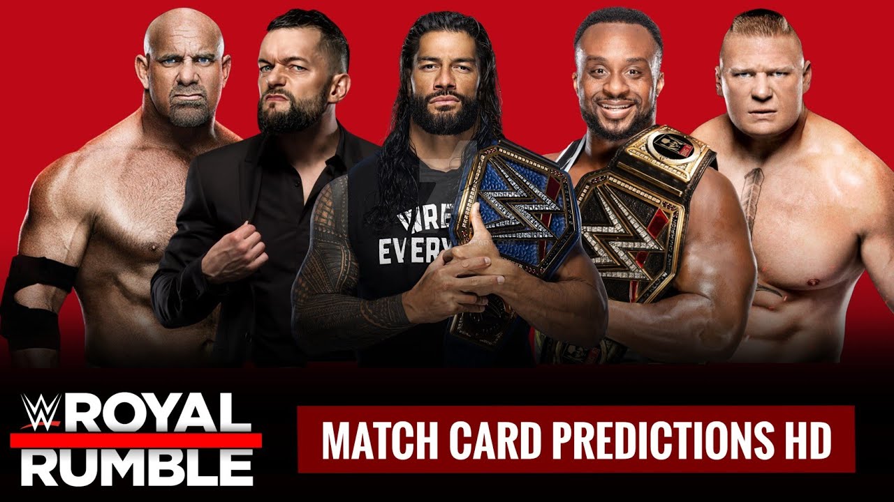 WWE ROYAL RUMBLE 2022 MATCH CARD PREDICTIONS HD | WWE MATCH CARD HD