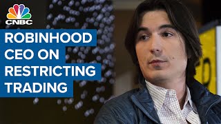 Robinhood CEO Vlad Tenev speaks out on decision to restrict trading on GameStop and other stocks