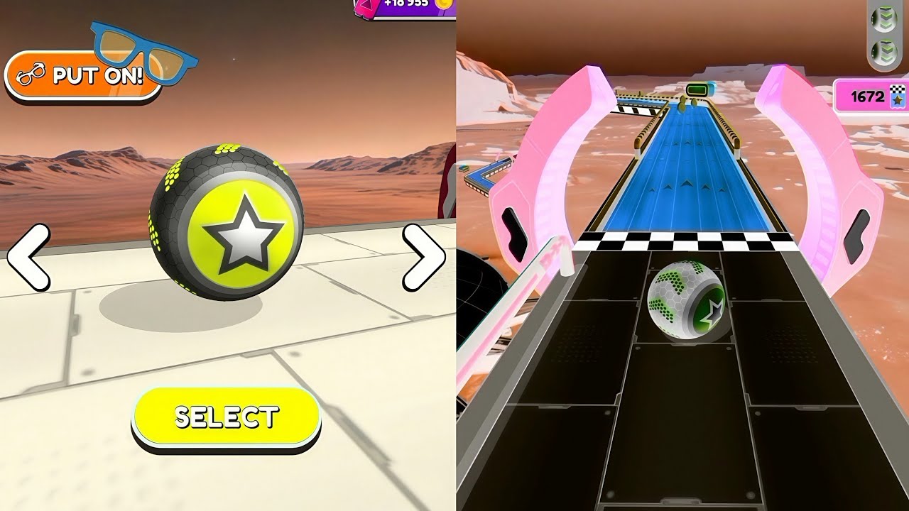 Going Balls Vs Reversed Video Gameplay Super SpeedRun #59