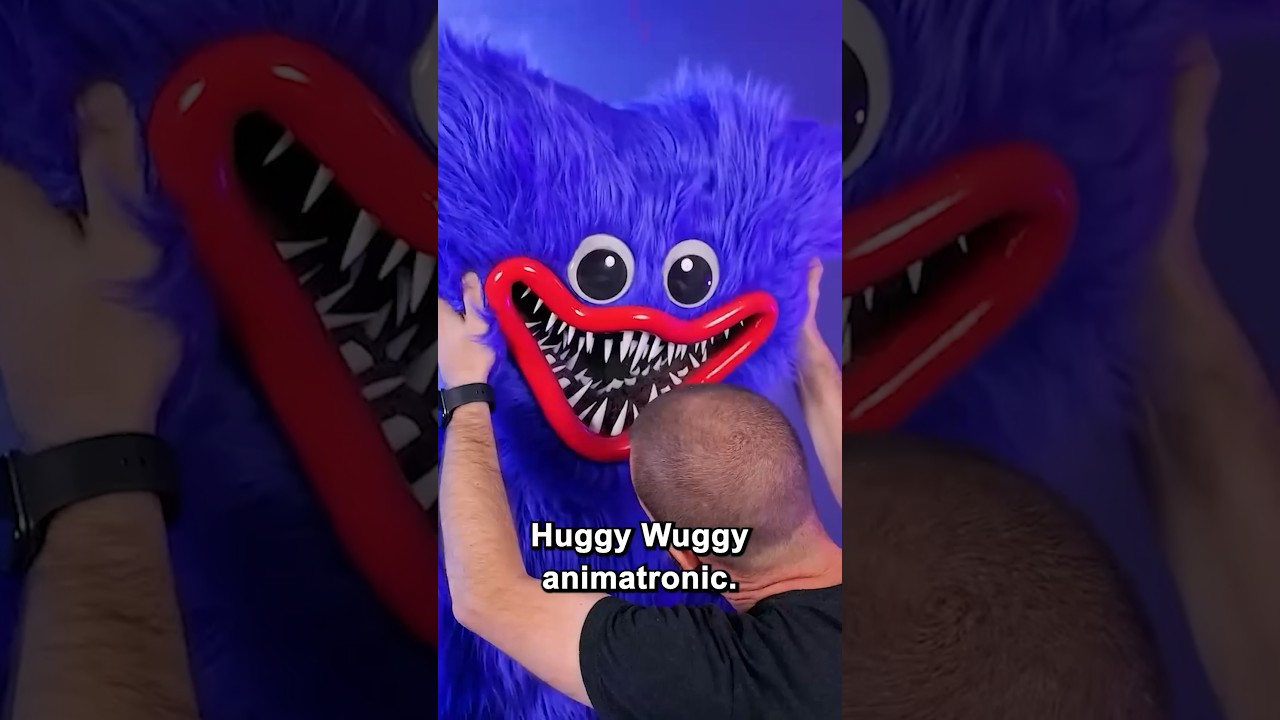 We made a real life HUGGY WUGGY Animatronic! #shorts