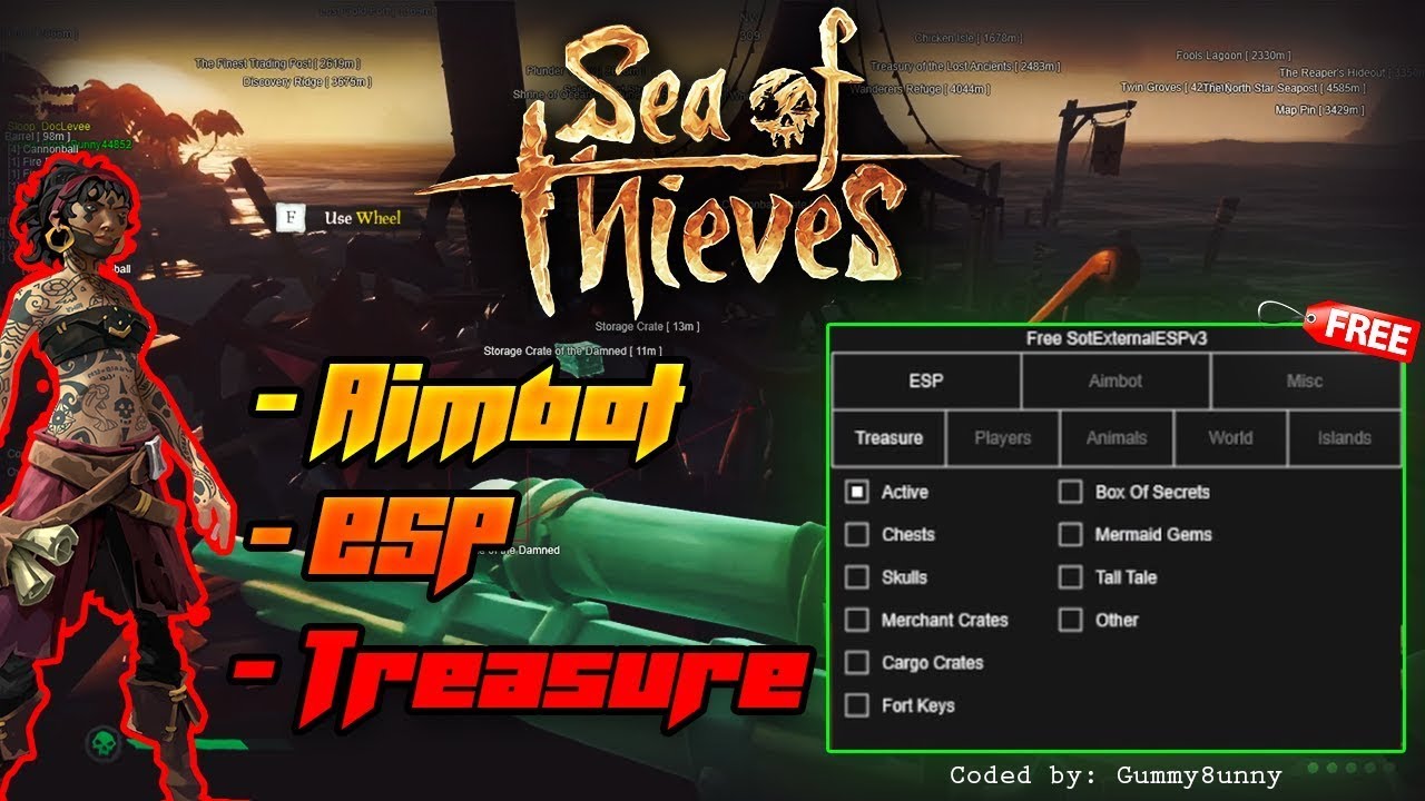 *NEW* Sea of Thieves Best MultiHack FREE Download AimBot, ESP
