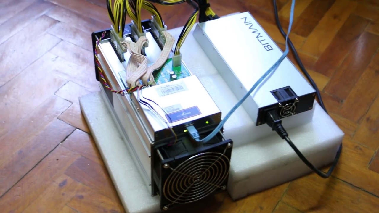 Antminer S9 16nm Bitcoin Miner Test Video