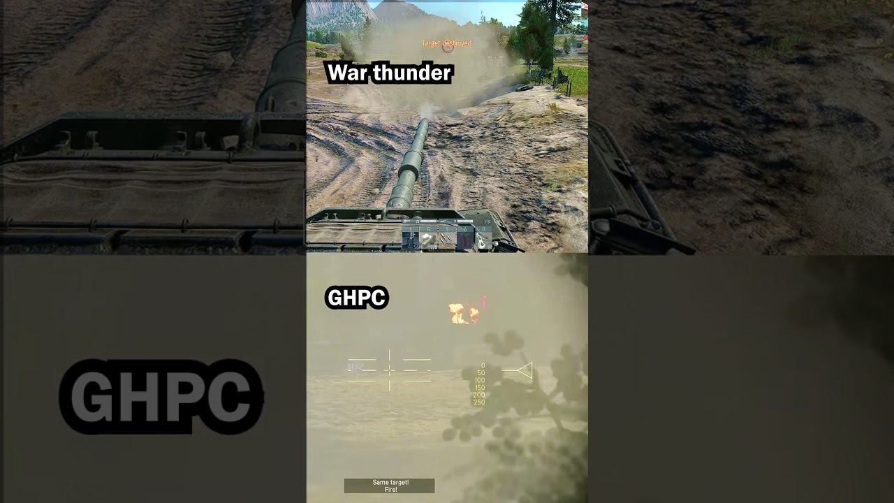 GHPC VS War thunder German Crew Voice Line Design 