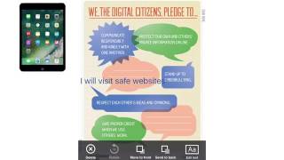 How to Create a Digital Citizenship Pledge in ShowMe screenshot 2