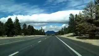 Flagstaff to Sunset Crater National Monument Dashcam Drivelapse