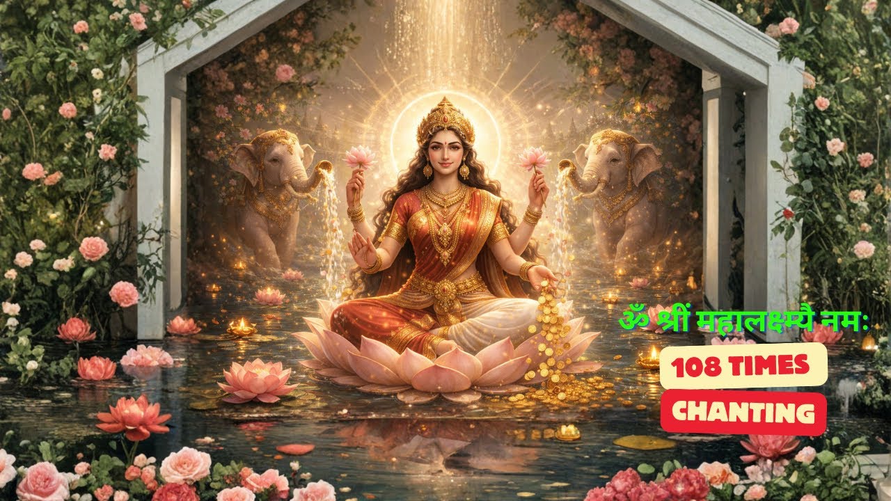 Om Shreem Mahalakshmyai Namah | Powerful Lakshmi Mantra for Wealth & Prosperity | 108 Times