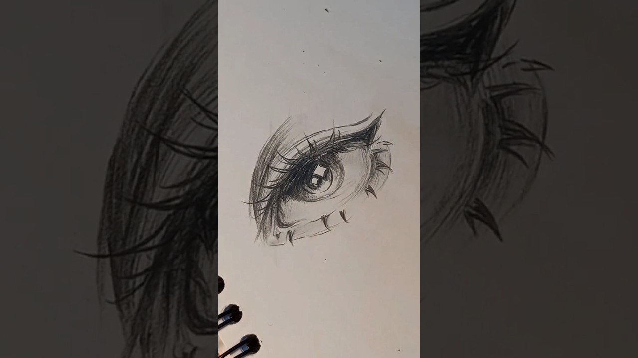 vẽ mắt anime nữ vô cùng đơn giản 🖌️👁️ #foryou #vetranh #thienmink1 #artist #vecoban #drawing #art - youtube